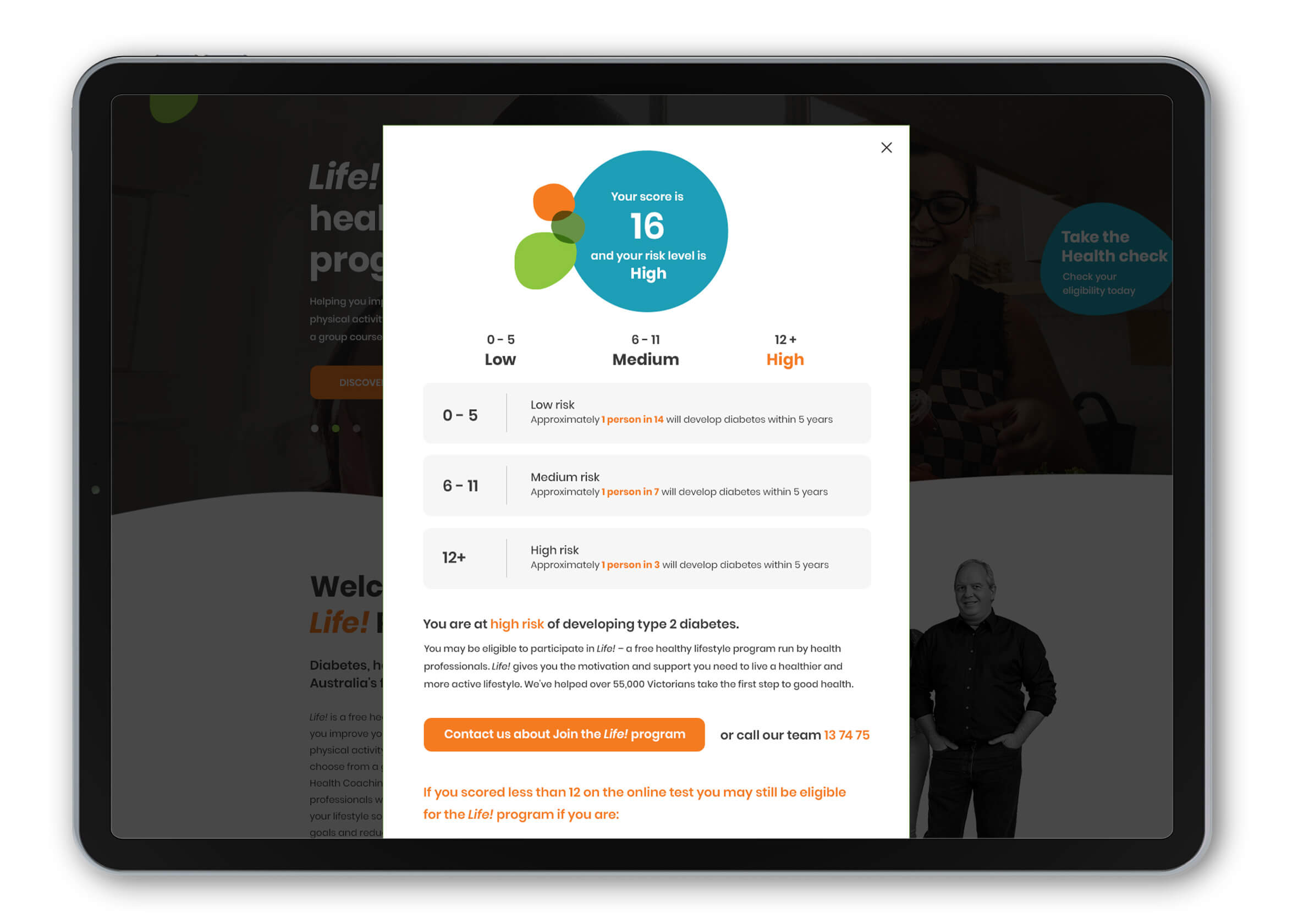 7. Risk assessment score